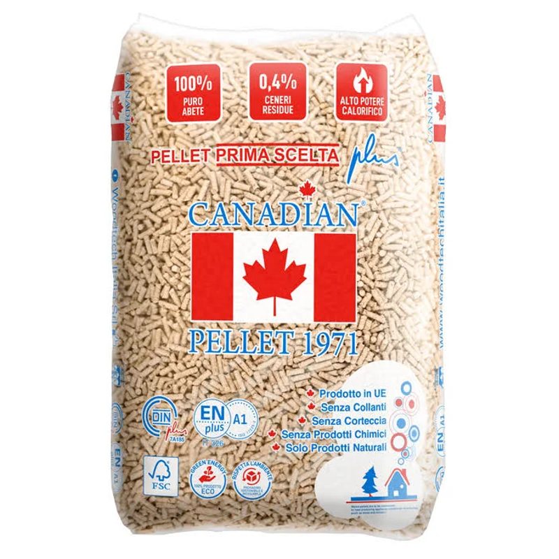 Pellet Canadian Pellet 1971 Prima Scelta Plus – Bancale 70 sacchi da 15 kg