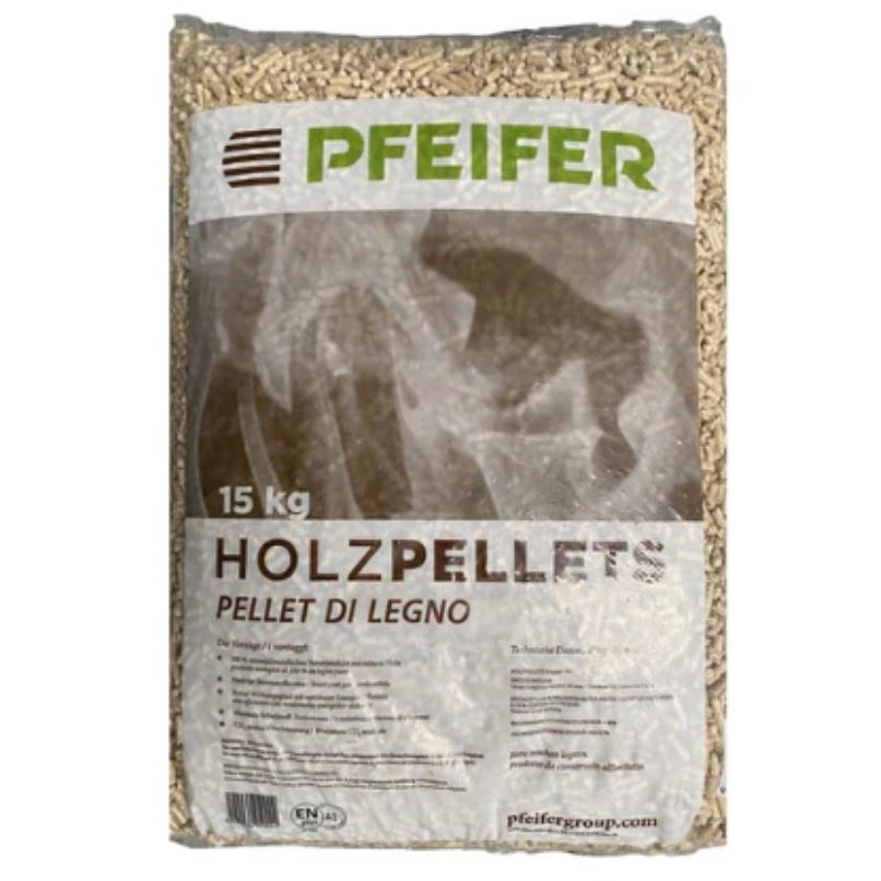 Pellet Pfeifer Holzpellets – Bancale 70 sacchi da 15 kg