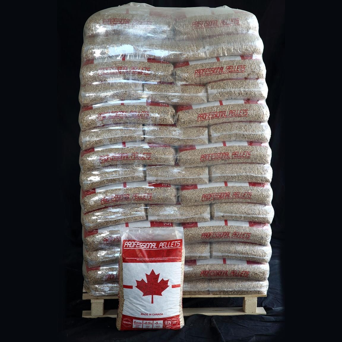 Pellet Professional Pellets "Il Canadese" – Bancale 70 sacchi da 15 kg
