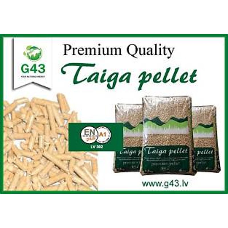 Pellet Taiga Premium Quality – Bancale 70 sacchi da 15 kg